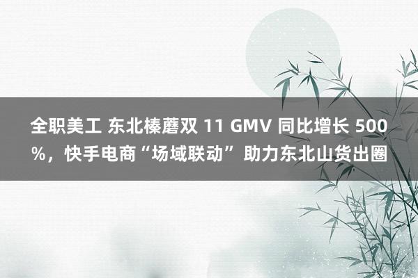 全职美工 东北榛蘑双 11 GMV 同比增长 500%，快手电商“场域联动” 助力东北山货出圈